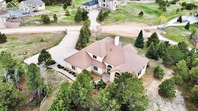 View from above of property