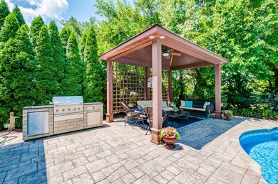 Pergola was just recently rebuilt and is the perfect space to cool off during our warm TN summers! 