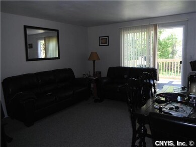 Living Room. Living Room  with new carpeting leads