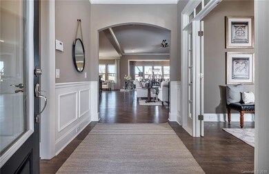 Rendition of foyer - wall and floor color will var