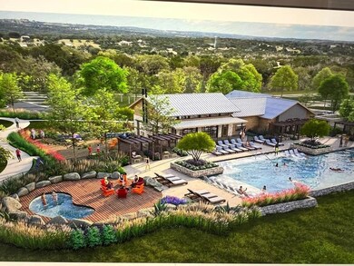 Outdoor pool with a pergola and a patio PHASE 3 Render