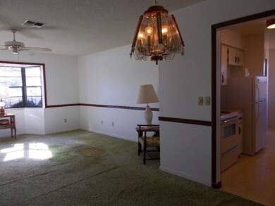 View from the Dining Room to the Living Room and K