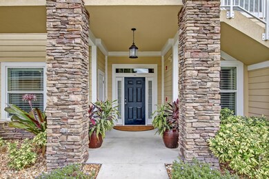 Covered front entry