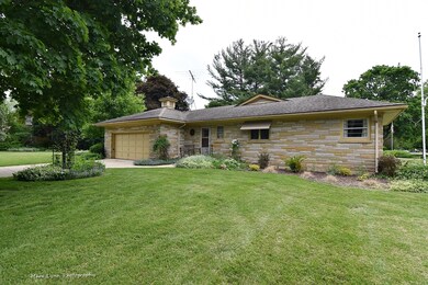 Home is situated on a double lot ~ over a half acr