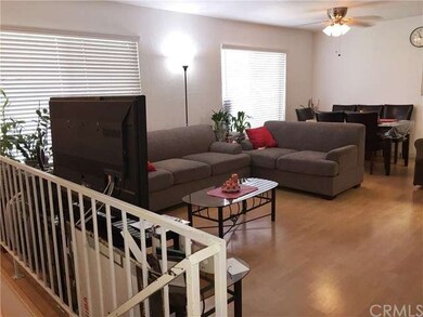Spacious living room and dining area