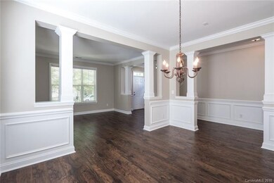 Dining Room--wainscoting, crown molding
