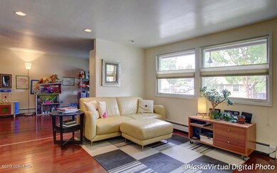 Open living room and den