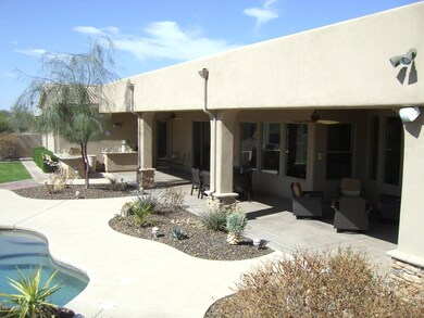huge covered patio