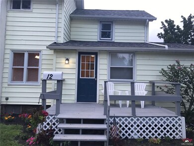 Entry, Charming deck off the kitchen