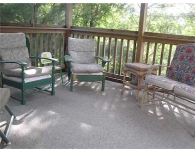 Patio/Deck. The deck on the back of...
