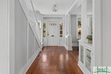 Looking through to the foyer toward the front door