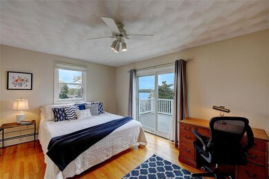 Primary Bedroom opens to expansive deck with great