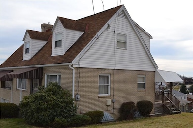 Side view with back porch