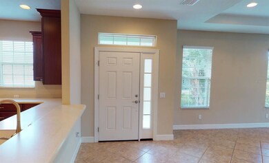 Inside the front door