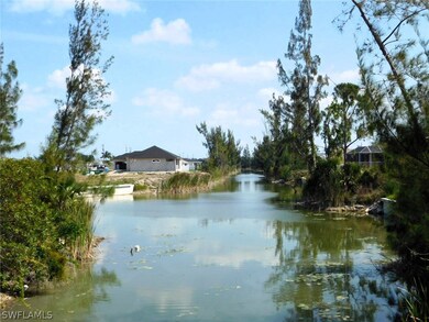 View Looking Down North Side Of Canal