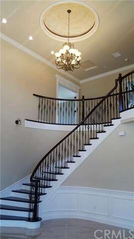 CIRCULAR STAIRCASE AND DOOM CEILING ABOVE