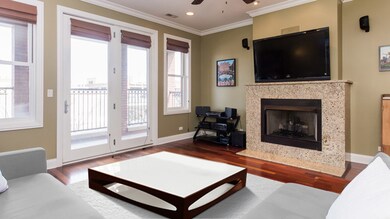 The living room leads to a large front terrace, pe