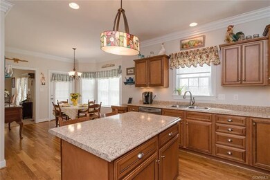 Kitchen and eating area