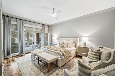 Primary Bedroom with screened porch