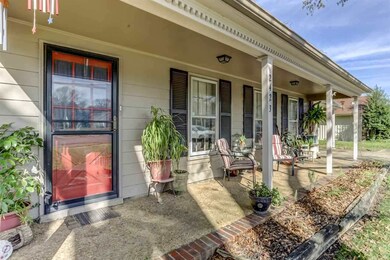 Large Covered Front Porch Gives This Home A Welcom