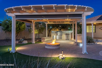 Outdoor Kitchen by evening
