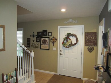 The large Entry has a coat closet that goes all th