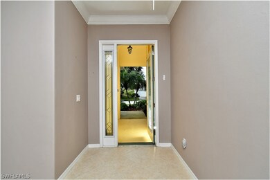 Entry hall looking out the front door