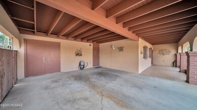 Carport and storage room