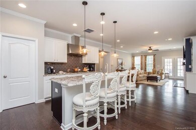 Carefully selected pendant lighting highlights the