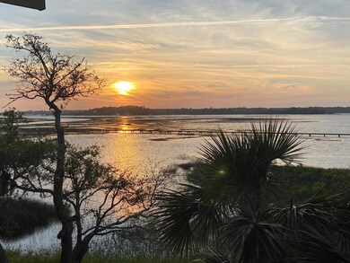 2108 Landfall Way view at high tide.