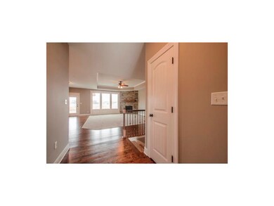 View from the front foyer of the home.