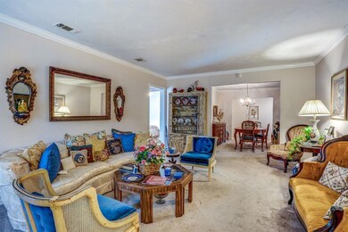 Living area is open to Formal dining area.