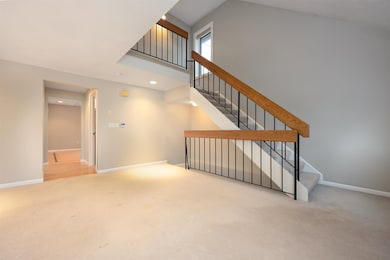 Living Room right up the stairs