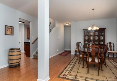 Foyer opens to spacious dining room