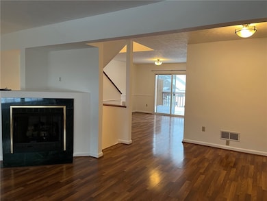 Open floor from Living Room to Dining Room