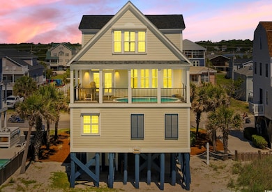 Back of house at dusk