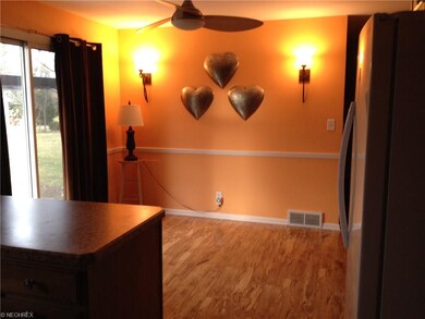Dining room with doors to outside patio