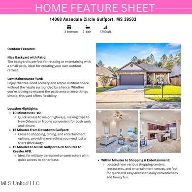 14068 Anandale Cir, Gulfport, MS 39503 - photo 3