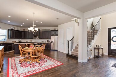 Open floor plan designed for casual living