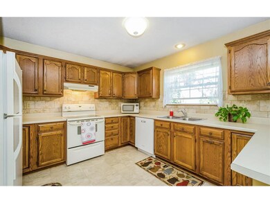 The highly functional kitchen features gourmet foo
