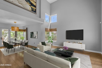 Living Room + Dining Area