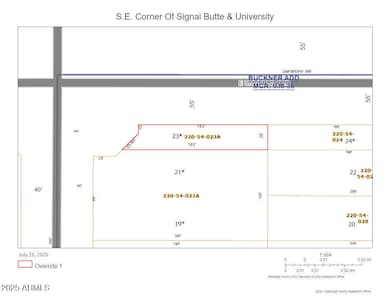 S.E. Corner, Signal Butte & University