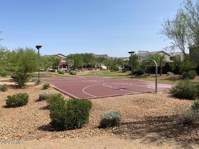 Basketball court across street