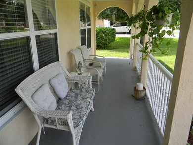 Exterior Front. Front porch at  front door entry