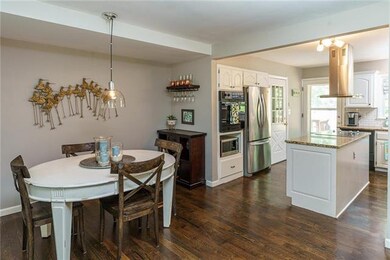 The dining area opens right up into the beautifull
