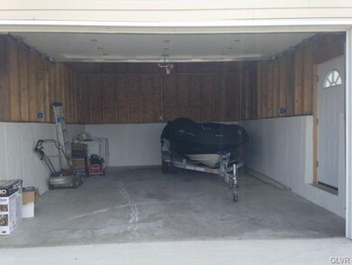 Inside of detached garage