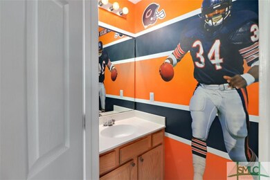 Downstairs powder room