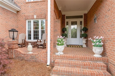 Inviting front porch