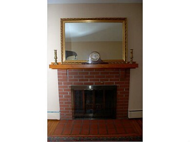 Living Room Woodburning fireplace