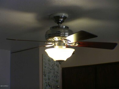Newer Ceiling Fan in Kitchen